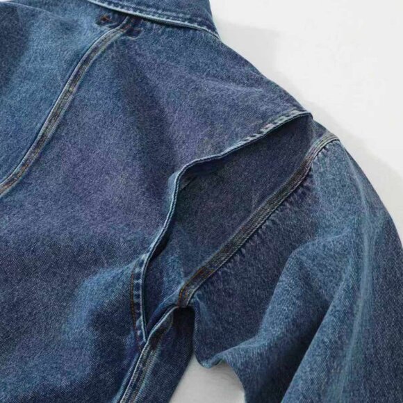 Polo Ralph Lauren Denim Dungaree Jacket Auth - Picture 15 of 16